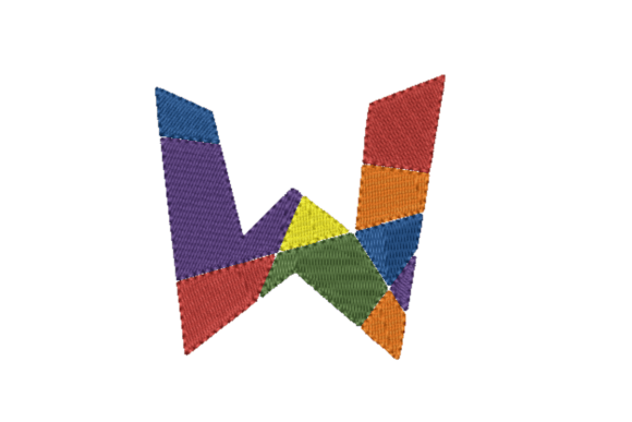 Diagonous W: A Vibrant Twist on Personalized Embroidery