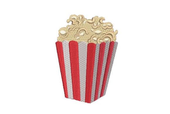 Movie Popcorn: A Festive Stitch for Holiday Collections