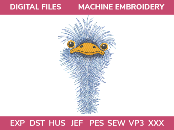 Ostrich Embroidery Design Review for Holiday Crafts