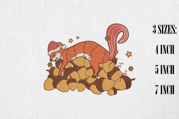 Review: Lazy Squirrel Love Acorns Christmas Design