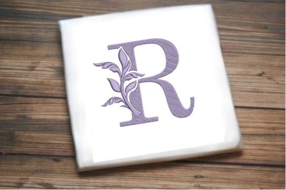 Reviewing Letter R Beautiful Monogram for Apparel